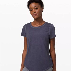 Lululemon Love Crew in Sublimado Pigment Dye Cadet Blue